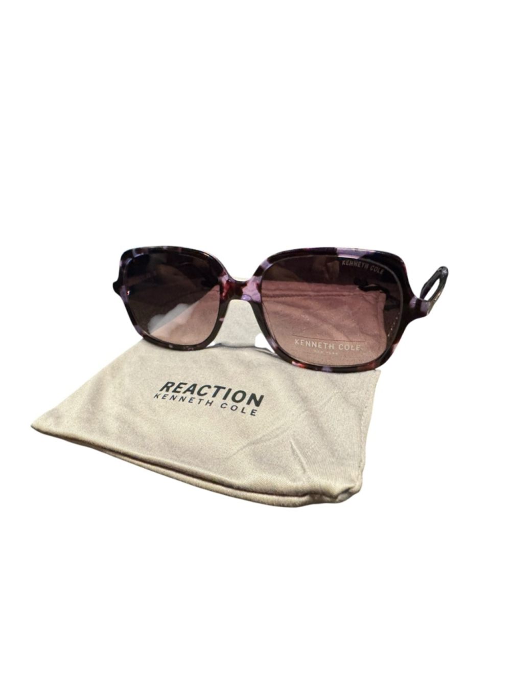 Kenneth Cole Reaction Purple Brown Gradient Sunglasses